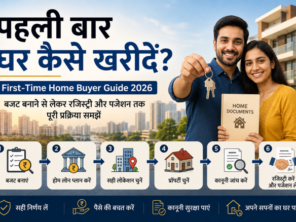 पहली बार घर कैसे खरीदें - First Time Home Buyer Guide 2026