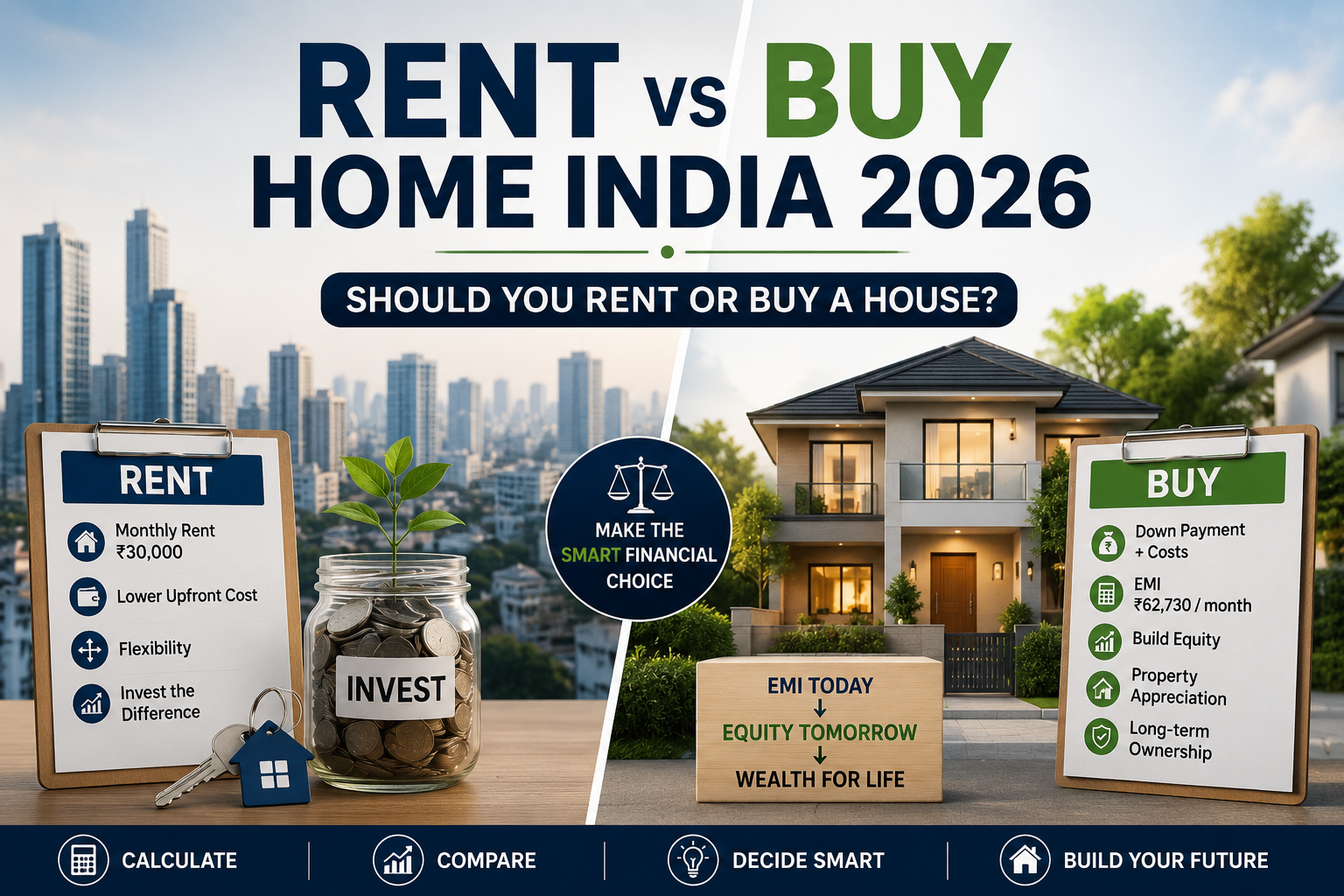 Rent vs Buy Home India 2026