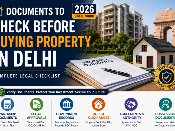 Documents to check before buying property in Delhi – complete legal checklist 2026