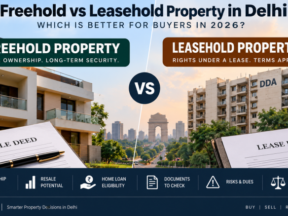 Freehold vs leasehold property in Delhi – which is better for buyers in 2026 mn